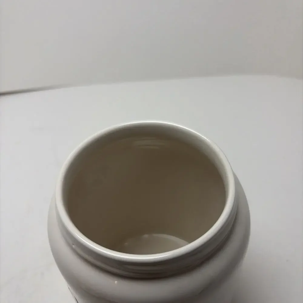 RAE DUNN Sweets Canister Jar White Ceramic Container